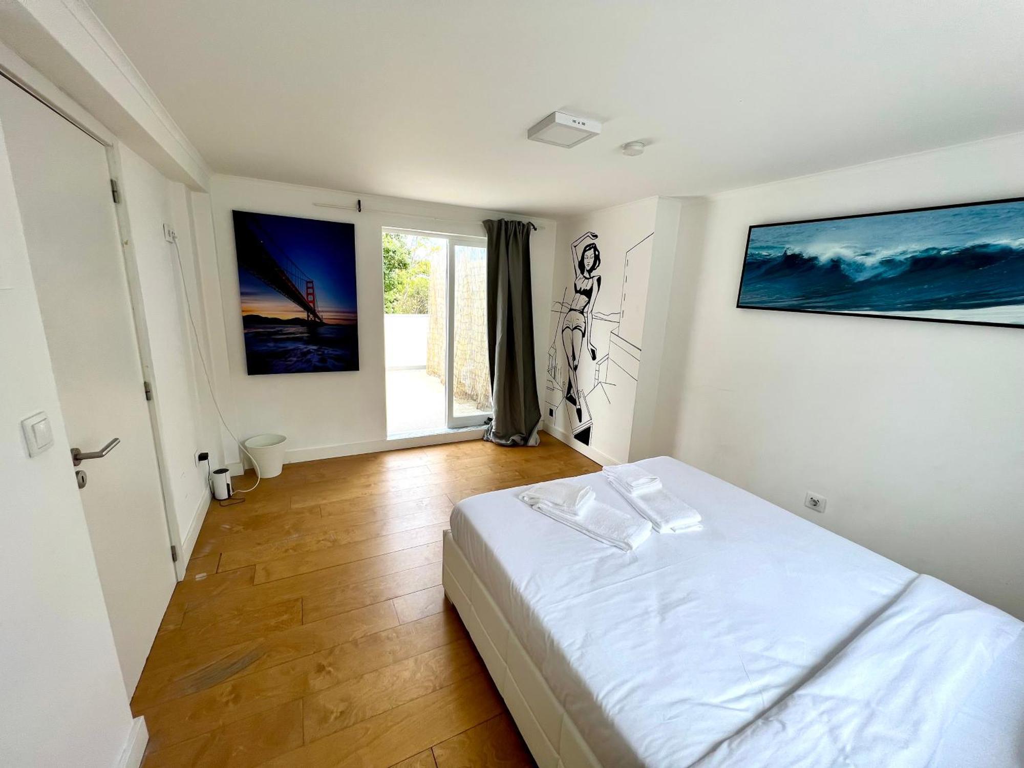 Oeiras Beach Private Room 9 - Double Bedroom With Shared Bathroom & Terrace Extérieur photo